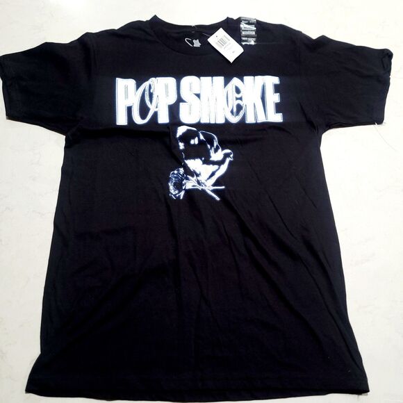 NWT Pop Smoke Shoot For The Stars Aim For The Moon Album Shirt Mens Size Medium - Picture 1 of 8